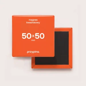 Magnes na lodówkę kwadratowy 50x50 personalizowany frigo płaski