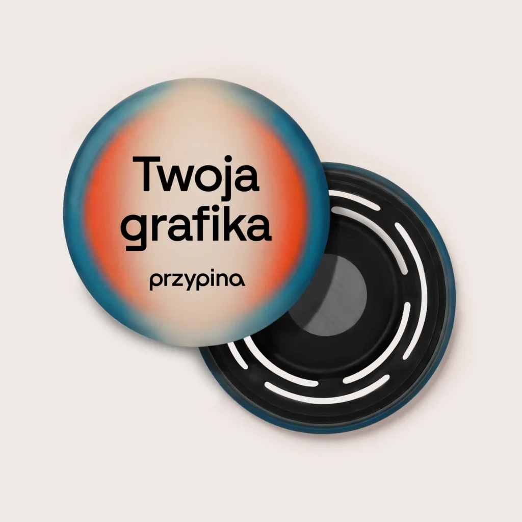 Przypinki mocowane bez agrafki
