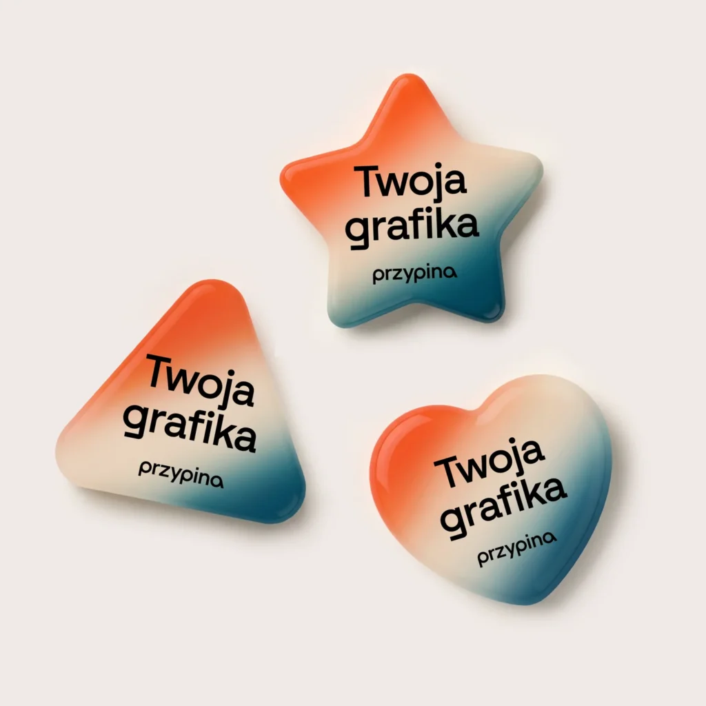 Przypinki w nietypowych kształtach