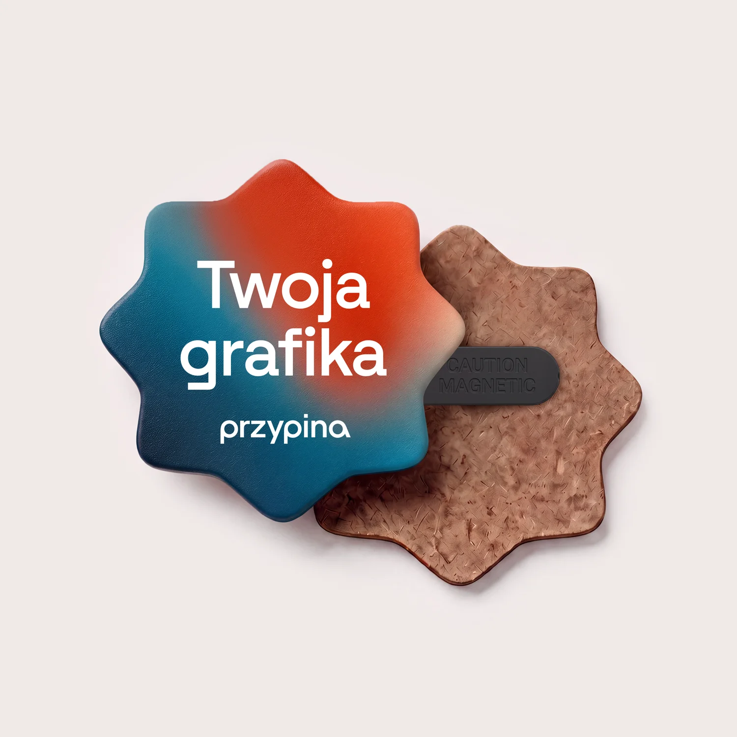 Przypinki na magnes do ubrań